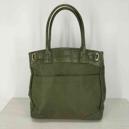 Falchi NEW YORK クロコ型押しハンドバッグ レディース