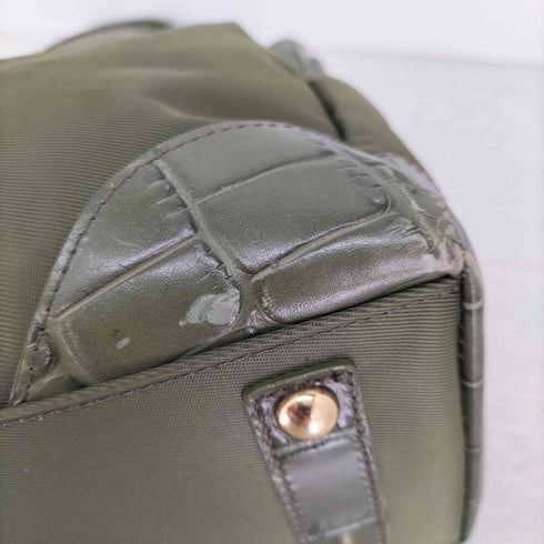 Falchi NEW YORK クロコ型押しハンドバッグ レディース