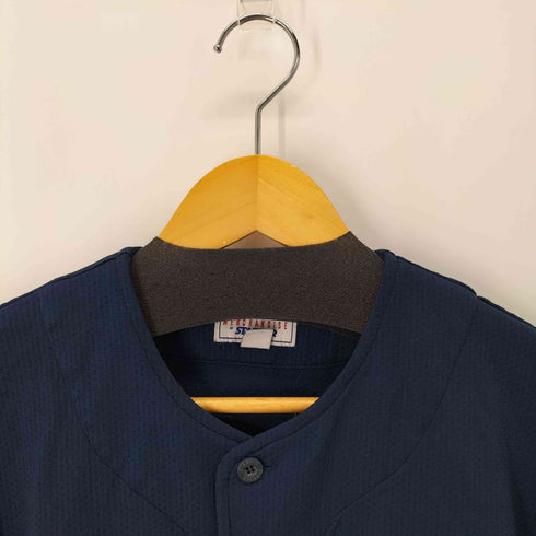 ジェニュインマーチャンダイズ GENUINE MERCHANDISE 90S ベースボールシャツ ユニフォーム ワッペン メンズ JPN:M