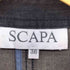 スキャパ SCAPA 2way フロント 花 刺繍 デニムテーラードジャケット レディース 38