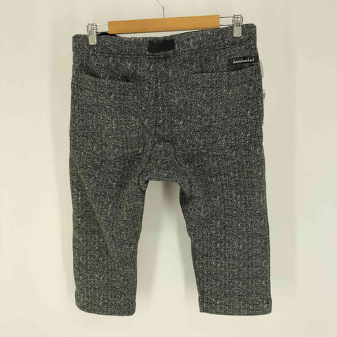 doesnotmanufact ツイードテイスト 裏起毛 レーシング パンツ クロップド サイクリング メンズ JPN:L