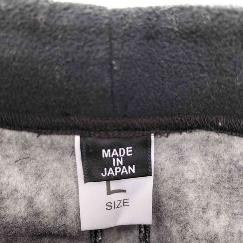 doesnotmanufact ツイードテイスト 裏起毛 レーシング パンツ クロップド サイクリング メンズ JPN:L