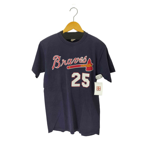 マジェスティック MAJESTIC 00S チームロゴTシャツ ナス紺 フェード メンズ JPN:M