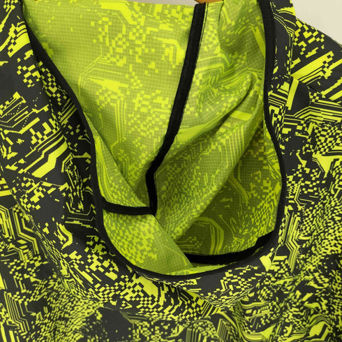 ナイキ NIKE SHIELD ロゴプリント 総柄 ジップアップジャケット ランニングジャケット メンズ import:L