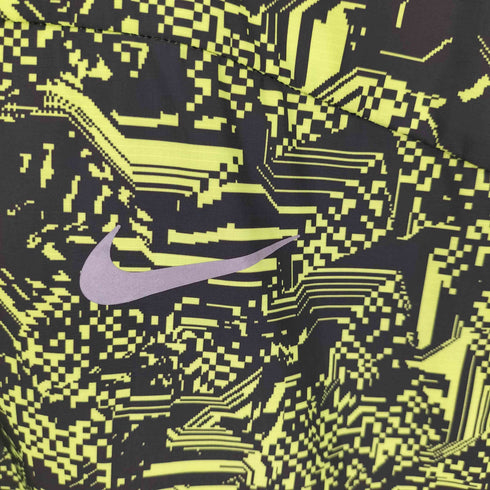 ナイキ NIKE SHIELD ロゴプリント 総柄 ジップアップジャケット ランニングジャケット メンズ import:L