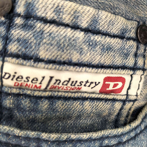 ディーゼル DIESEL KRATTL.34 5ポケット ボタンフライ ダメージデニムパンツ メンズ 30
