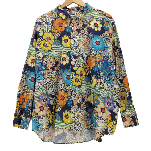 ツモリチサト TSUMORI CHISATO 20SS ワイヤー入り ビッグ シャツ 花柄 L/S シャツ レディース JPN:L
