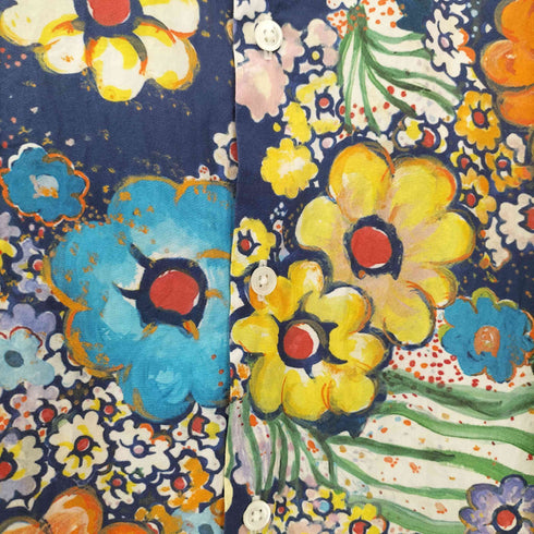 ツモリチサト TSUMORI CHISATO 20SS ワイヤー入り ビッグ シャツ 花柄 L/S シャツ レディース JPN:L