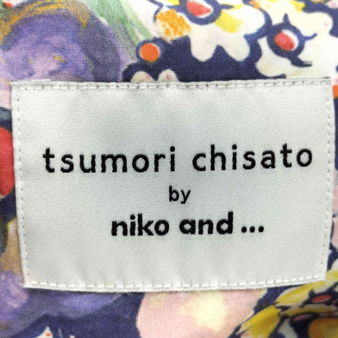 ツモリチサト TSUMORI CHISATO 20SS ワイヤー入り ビッグ シャツ 花柄 L/S シャツ レディース JPN:L