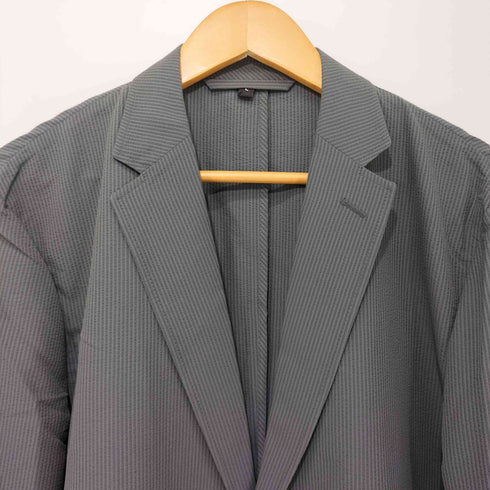 ムジルシリョウヒン 無印良品 かぜを通すストレッチサッカージャケット メンズ JPN:L
