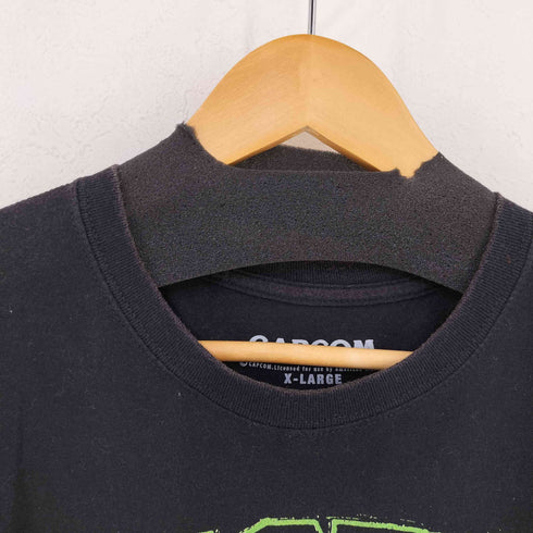 CAPCOM キャラクタープリント クルーネックTシャツ メンズ XL