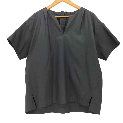 ユナイテッドアローズグリーンレーベルリラクシング UNITED ARROWS green label relaxing スラブマット スキッパー ブラウス レディース