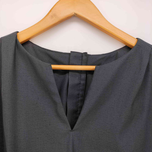 ユナイテッドアローズグリーンレーベルリラクシング UNITED ARROWS green label relaxing スラブマット スキッパー ブラウス レディース
