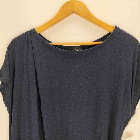 アーペーセー A.P.C. ドット柄 レーヨンギャザーカットソー レディース JPN:XS