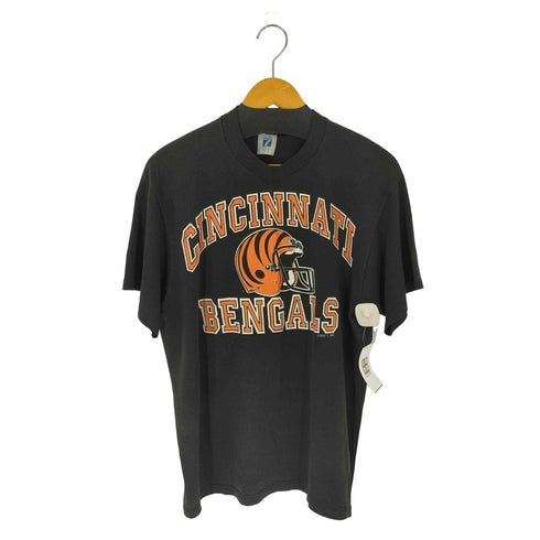 ロゴセブン LOGO7.INC 90S 三段プリント アメフト カレッジロゴTシャツ USA製 メンズ JPN:L