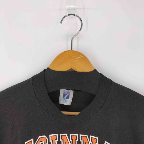 ロゴセブン LOGO7.INC 90S 三段プリント アメフト カレッジロゴTシャツ USA製 メンズ JPN:L