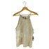 ロクビューティーアンドユースユナイテッドアローズ 6 BEAUTY & YOUTH UNITED ARROWS COTTON RIB HALTER NECK CAMISOLE キャミソール レディース