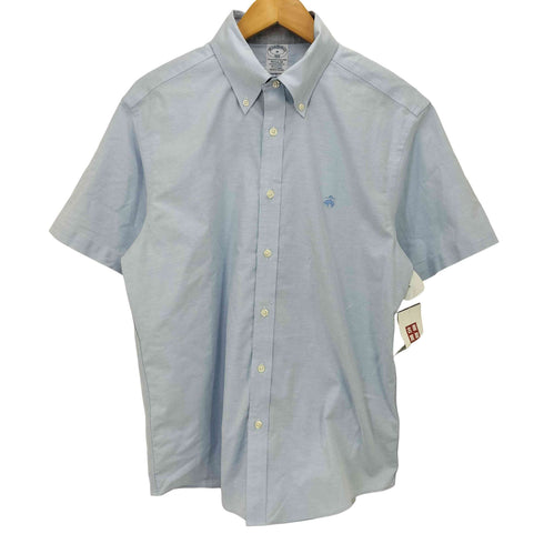 ブルックスブラザーズ BROOKS BROTHERS ロゴ刺繍 S/S ボタンダウンシャツ メンズ import:M