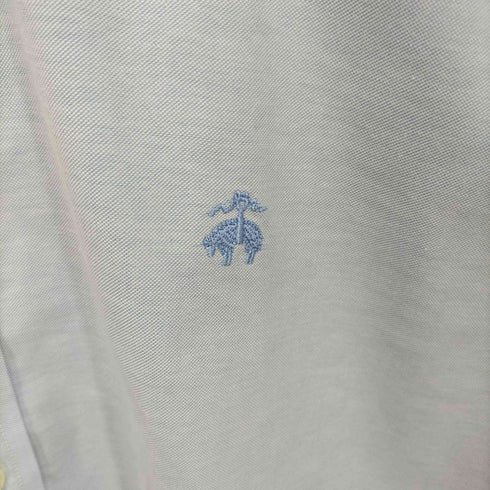 ブルックスブラザーズ BROOKS BROTHERS ロゴ刺繍 S/S ボタンダウンシャツ メンズ import:M