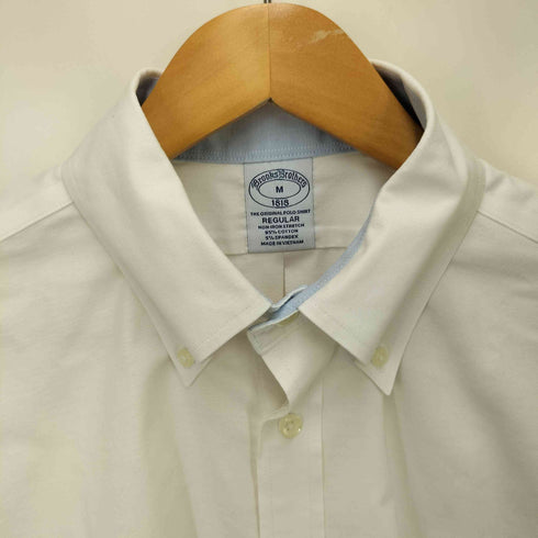 ブルックスブラザーズ BROOKS BROTHERS ロゴ刺繍 S/S ボタンダウンシャツ メンズ import:M