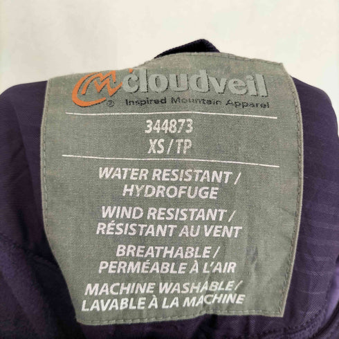 CLOUDVEIL ジップフーディージャケット レディース JPN:XS
