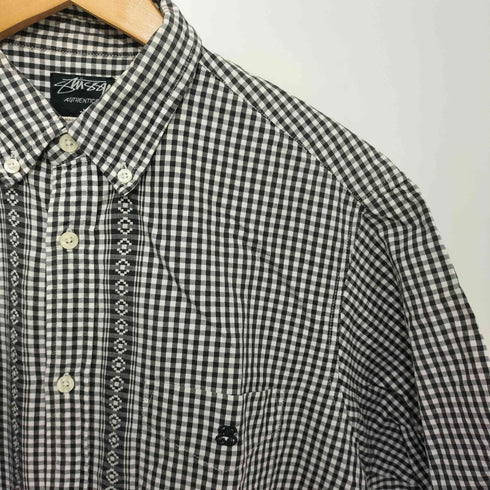 ステューシー Stussy 00s OLD ギンガムチェック柄 半袖シャツ メンズ M