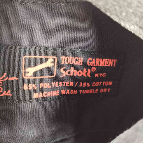 ショット Schott TOUGH GARMENT チェーンステッチワークシャツ メンズ JPN:L