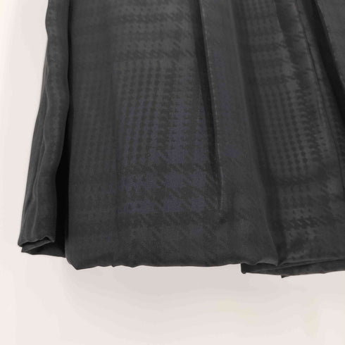 スポーツマックス SPORTMAX イタリア製 シルク混 チェック柄 ボリューム ロング スカート レディース JPN:40