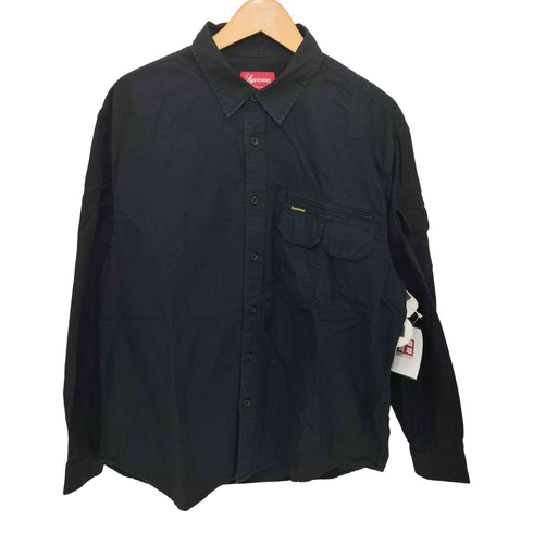 シュプリーム Supreme 20AW Twill Multi Pocket shirts ツイルマルチポケットシャツ メンズ M