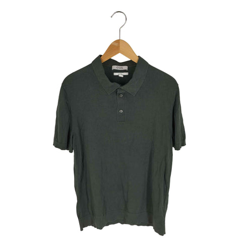 コス COS KNITTED SILK POLO SHIRT メンズ import:L
