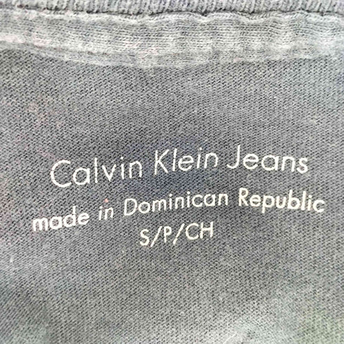 カルバンクラインジーンズ Calvin Klein Jeans クルーネック プリント Tシャツ メンズ JPN:S