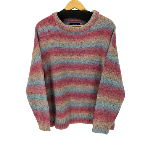 cathy's closet 段染めヤーン オーバーサイズ クルーネックニット メンズ JPN:M