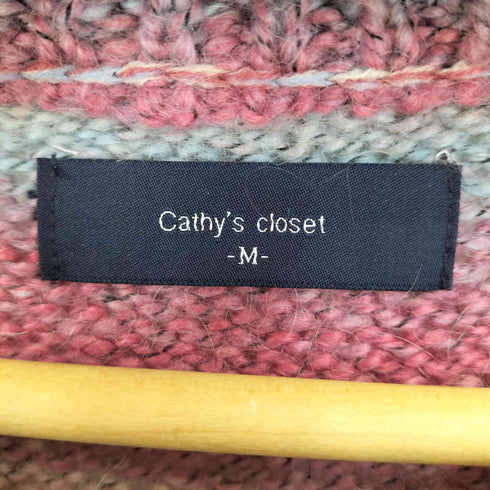 cathy's closet 段染めヤーン オーバーサイズ クルーネックニット メンズ JPN:M