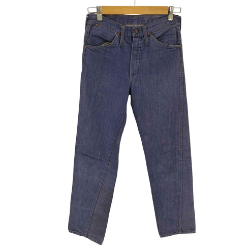 80-90S SCOVILL ジップ トップ スナップボタン ブルーデニム パンツ メンズ
