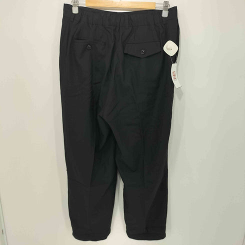 Burel Mountain Originals ウール100 ワンタックワイドパンツ メンズ