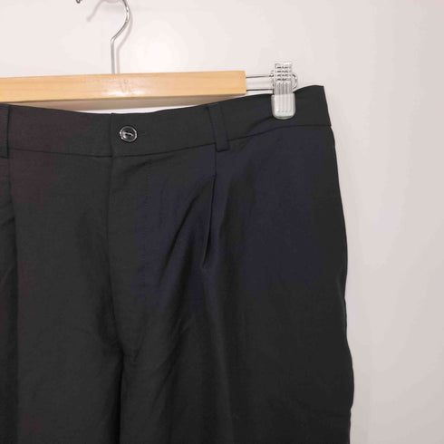 Burel Mountain Originals ウール100 ワンタックワイドパンツ メンズ