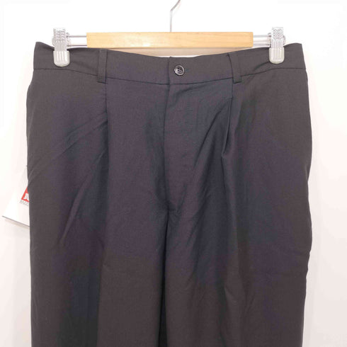 Burel Mountain Originals ウール100 ワンタックワイドパンツ メンズ