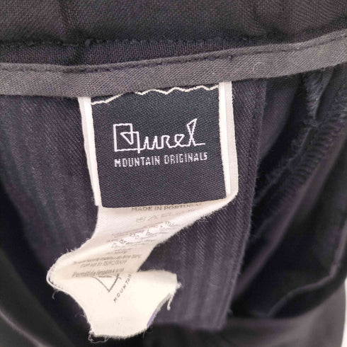 Burel Mountain Originals ウール100 ワンタックワイドパンツ メンズ