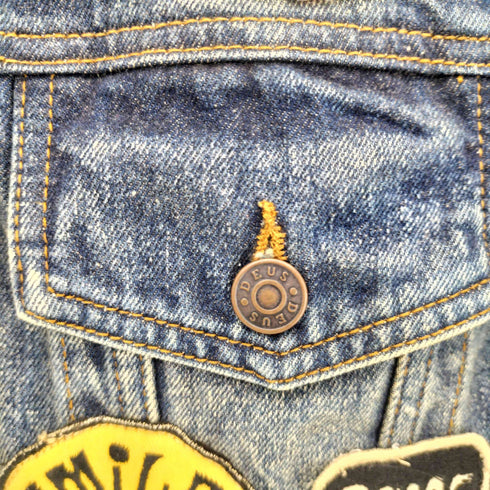 デウスエクスマキナ Deus Ex Machina SMILE RONALD JACKET-STONEWASH メンズ JPN:XS