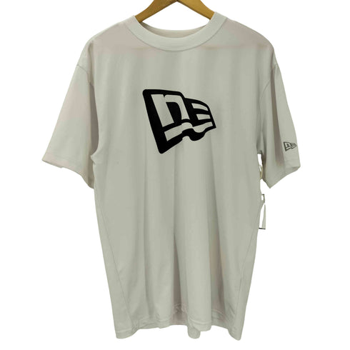ニューエラ NEW ERA ロゴプリント ポリ地 クルーネック半袖Tシャツ メンズ JPN:L