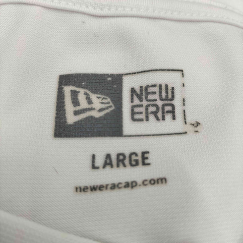 ニューエラ NEW ERA ロゴプリント ポリ地 クルーネック半袖Tシャツ メンズ JPN:L