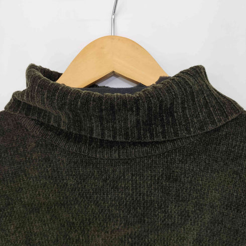 NORTH WEST BLUE 90S アクリル タートルネック ニットセーター メンズ import:XL
