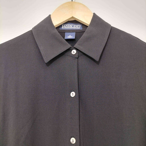 ランズエンド LANDS END レーヨンボタンシャツ レディース JPN:S