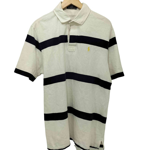 ポロバイラルフローレン Polo by RALPH LAUREN スモールポニー刺繍 半袖ラガーシャツ メンズ import:L