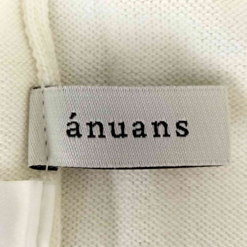 アニュアンス anuans シルクブレンドニットプルオーバー レディース FREE