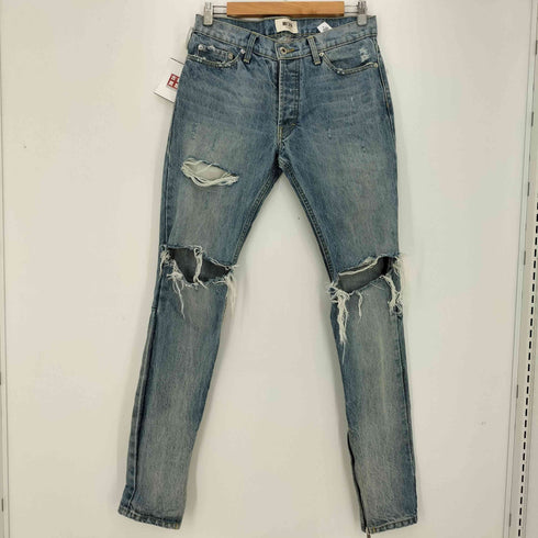 MINTCREW 裾ジップスキニーダメージデニムパンツ メンズ 29