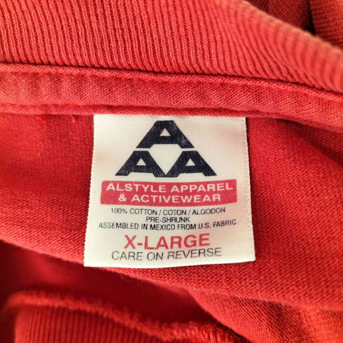 アルスタイルアパレルアクティブウェアー ALSTYLE APPAREL & ACTIVEWEAR 90s-00s 4 ELEMENTS 両面プリントクルーネックTシャツ メンズ JPN:XL