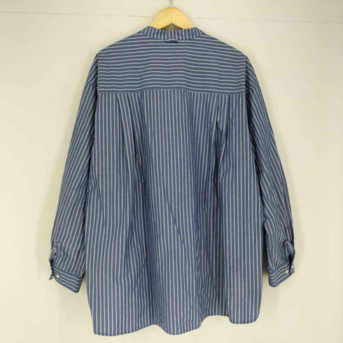 フリークスストア FREAKS STORE バンドカラーストライプシャツ メンズ JPN:L