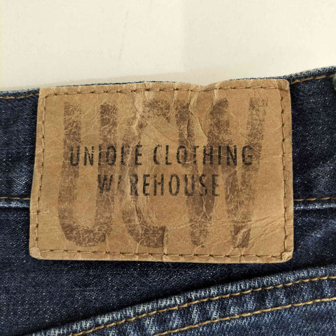 ユニクロ UNIQLO OLD 月桂樹ボタン 股割り デニムパンツ メンズ