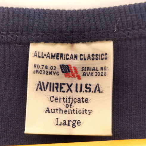 アヴィレックス AVIREX DAILY S/S CREW NECK T-SHIRT メンズ import:L